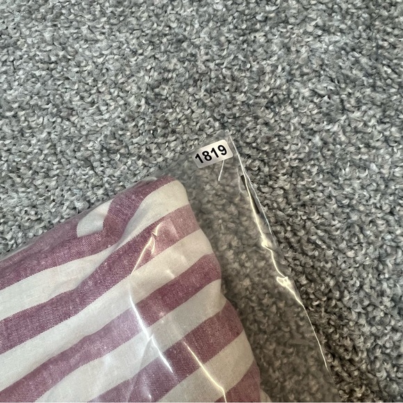 Marine Layer shirt womens small Rudy Button Down Pink White stripe hemp blend - Picture 7 of 7